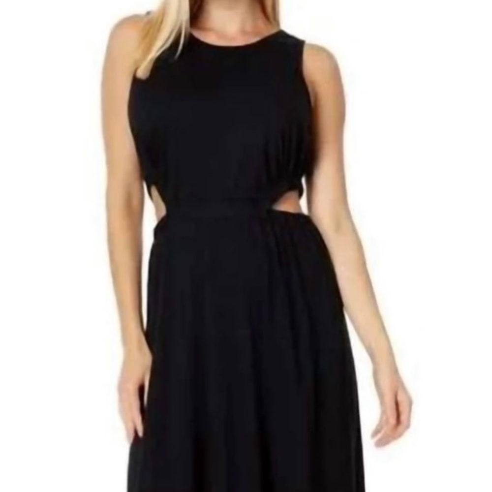 NWT Michael Stars Camille Crewneck Cutout Maxi Dress XS